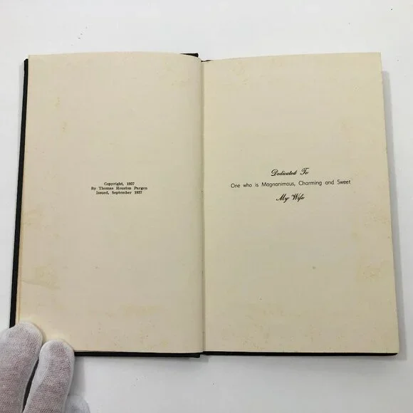 Clouds by Thomas Houston Pargen Poetry HB 1937 First Edition Rare Wayne B. Stone